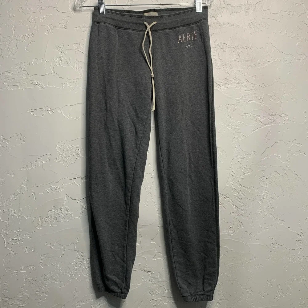 Aerie Gray Loungewear Sweatpants Women's Size Small